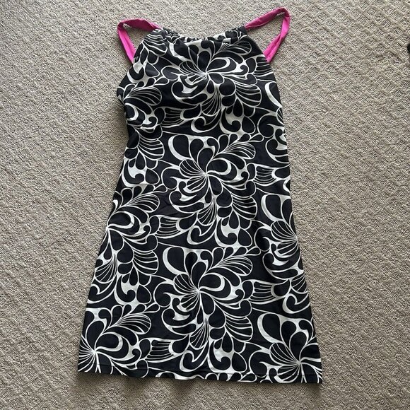 Athleta Kokomo Swim Dress Swimwear Cover Up Knee Length Adjustable Straps Small - Picture 1 of 10